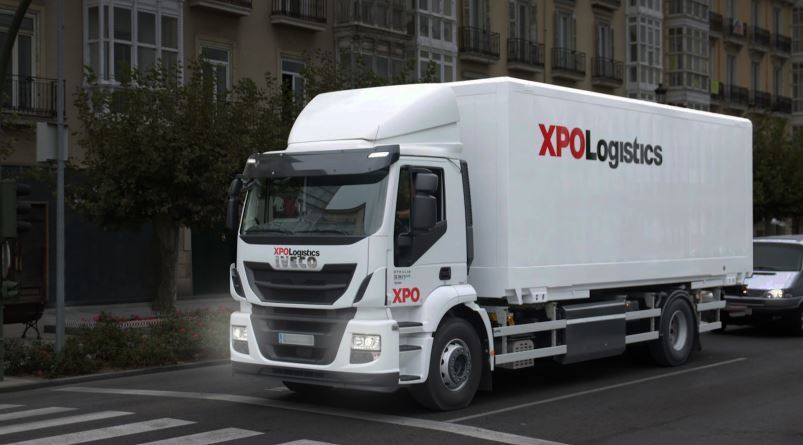 Imagen de un camión de XPO