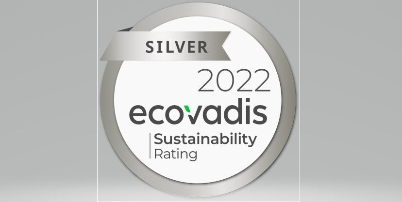 Imagen de la medalla de plata de EcoVadis