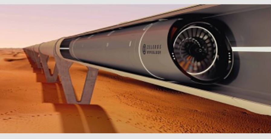 Imagen del Hyperloop de Zeleros