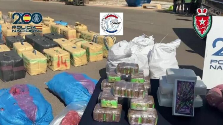 Imagen de la droga incautada. Foto: Policía Nacional