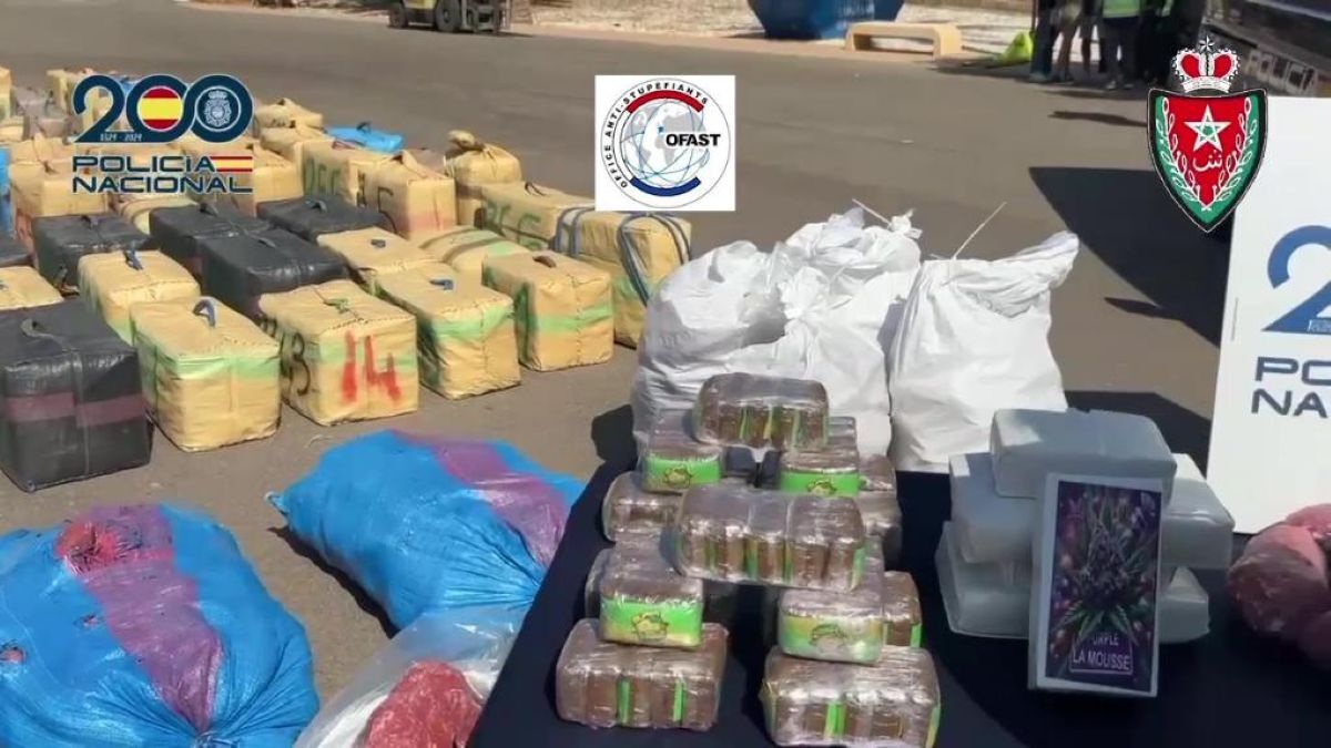 Imagen de la droga incautada. Foto: Policía Nacional