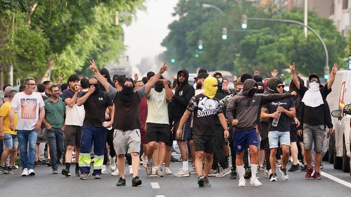 CGT no desconvocará la huelga del metal mientras haya trabajadores luchando por el futuro de la Bahía de Cádiz. Foto: RTVE