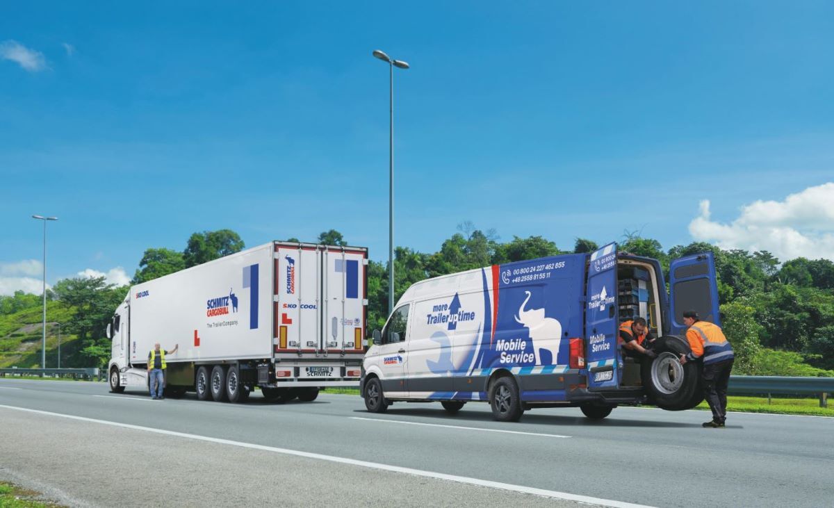La flota de furgonetas de servicio de Schmitz Cargobull salen a las carreteras. Fotos: Schmitz Cargobull La flota de furgonetas de servicio de Schmitz Cargobull salen a las carreteras. Fotos: Schmitz Cargobull