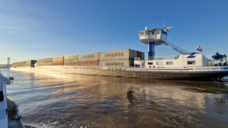 Imagen del barco Mannheim. Fotos: DAF PACCAR