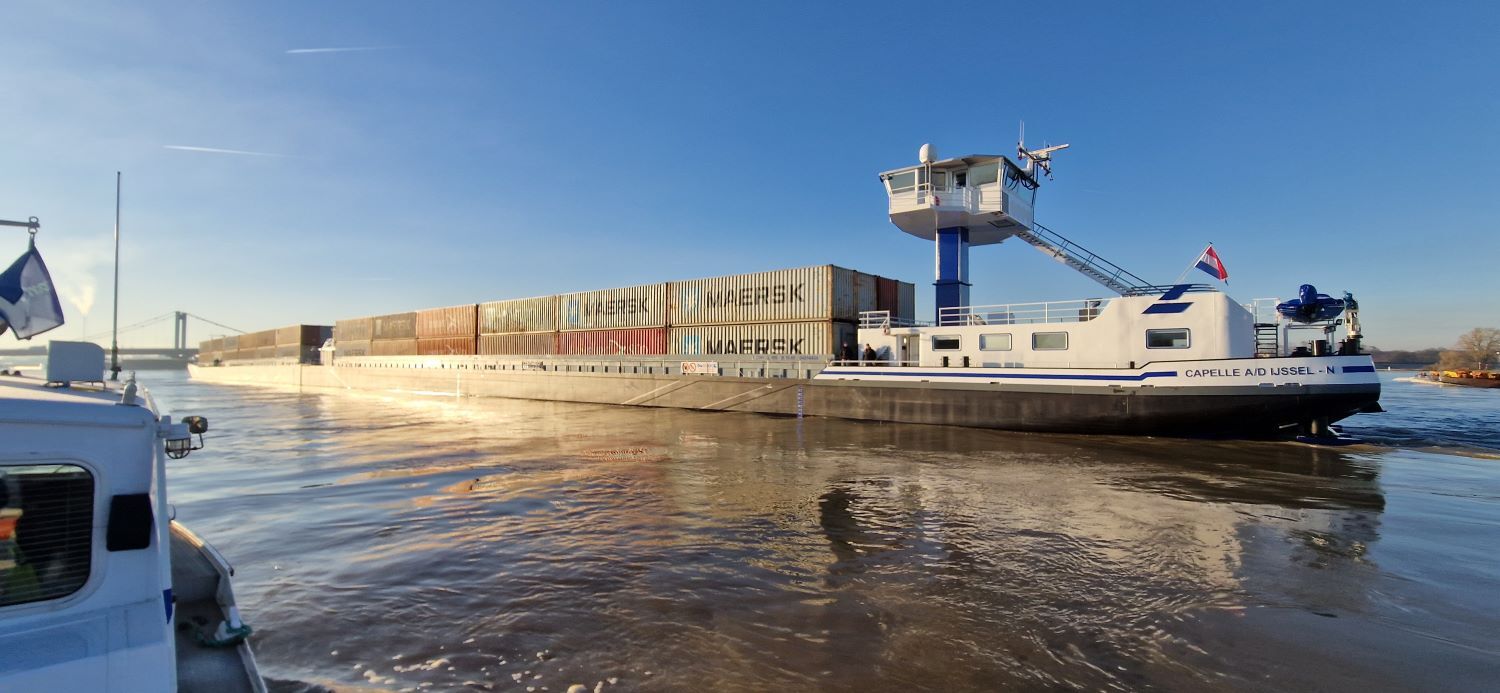 Imagen del barco Mannheim. Fotos: DAF PACCAR