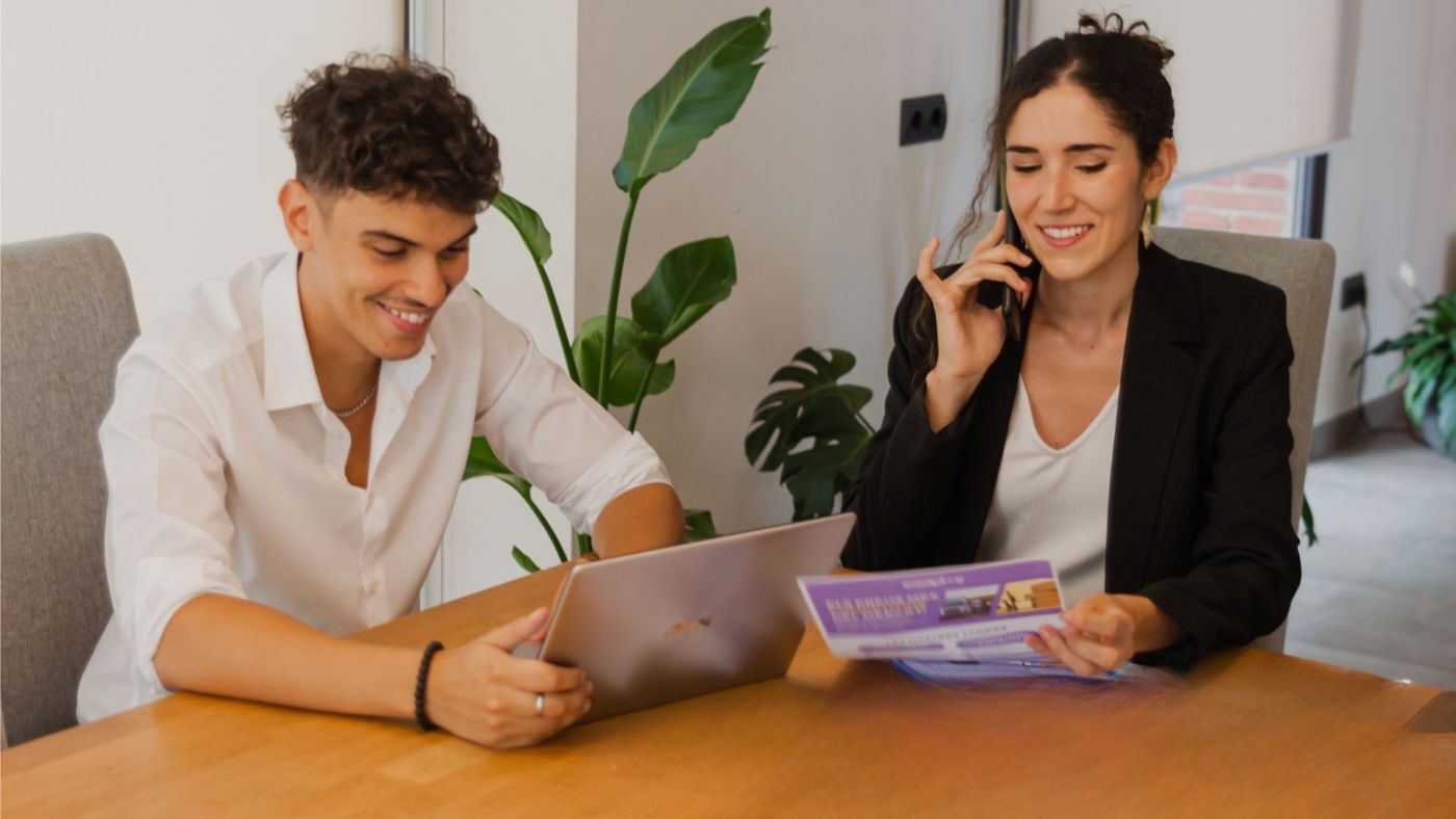 Nizar Gaabour y Olga Perxés