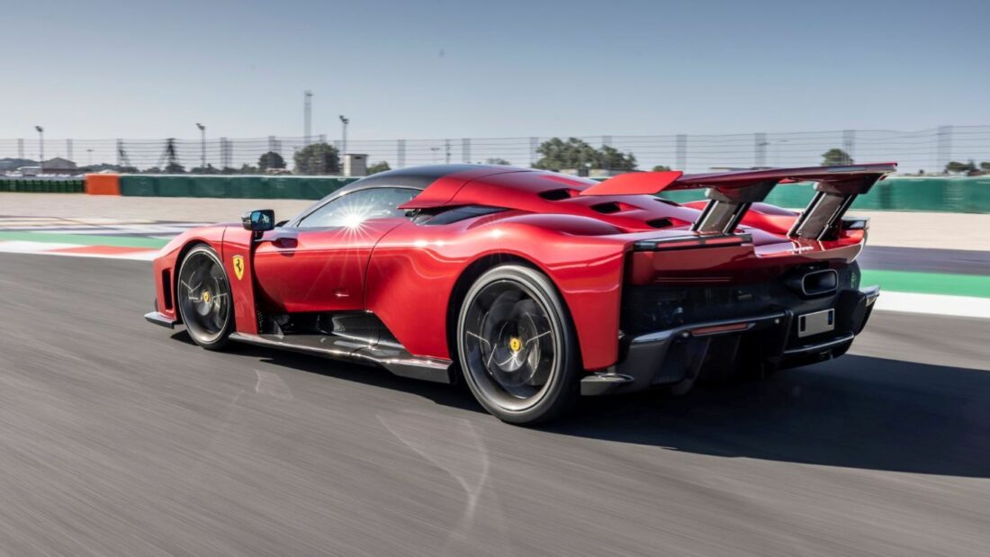 Imagen del Ferrari F80. Foto: MICHELIN