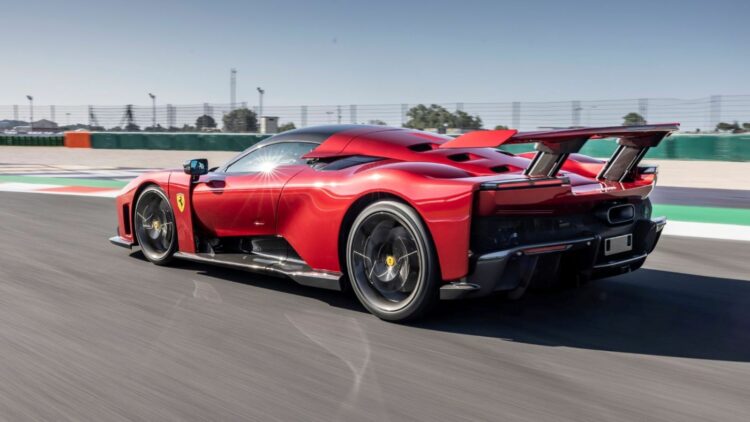 Imagen del Ferrari F80. Foto: MICHELIN