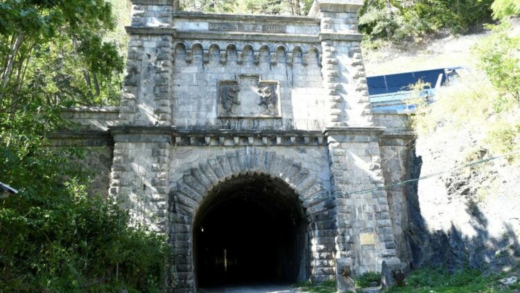 Fachada del túnel de Somport. Foto: MITMS