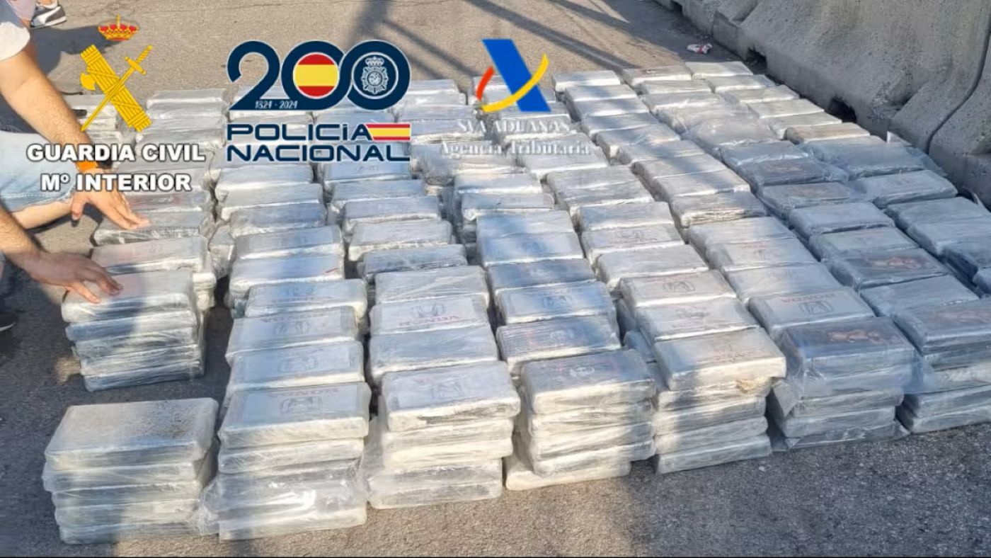Imagen de la droga incautada. Foto: Policía Nacional Imagen de la droga incautada. Foto: Policía Nacional