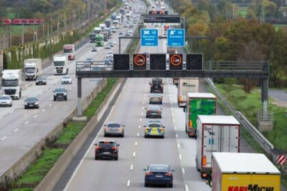 Imagen de archivo de una autopista en Alemania