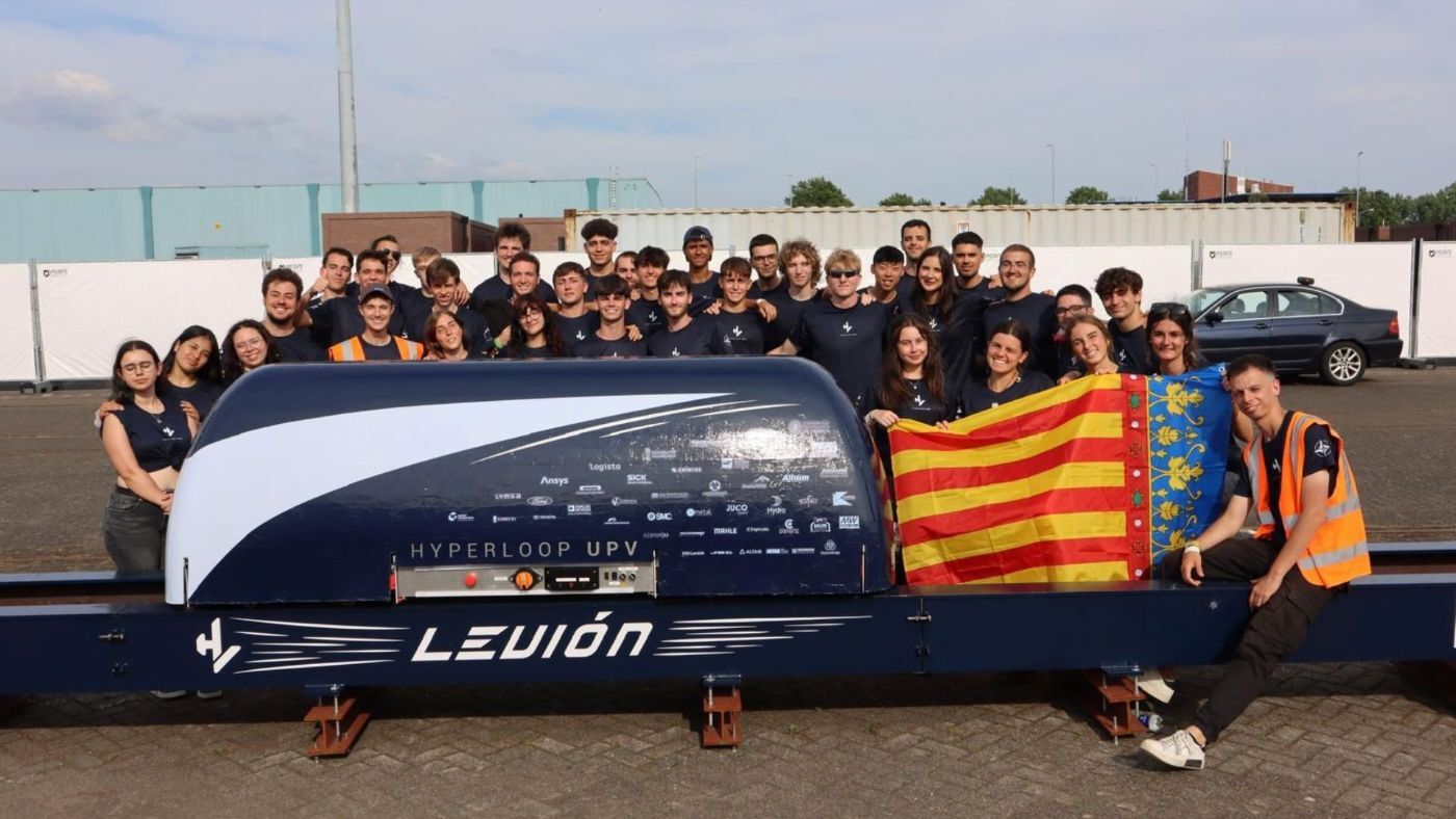 Hyperloop UPV. Foto: Logista Hyperloop UPV. Foto: Logista