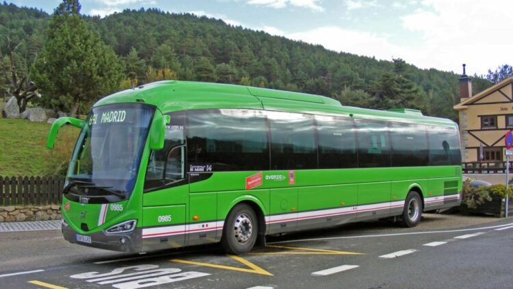 Imagen de un autobús interurbano. Foto: Comunidad de Madrid