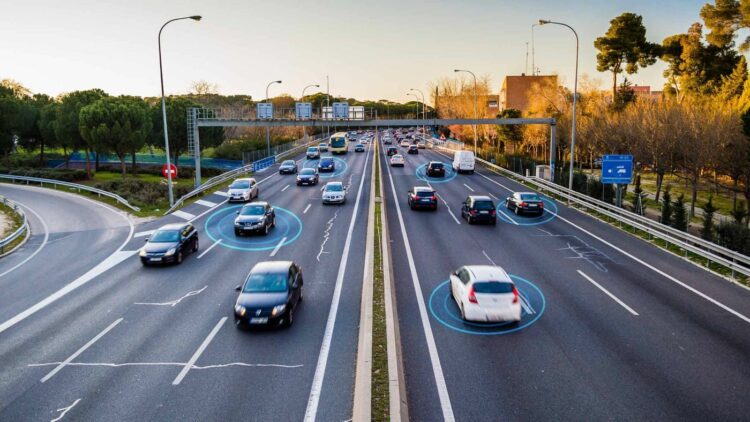 Imagen de vehículos conectados. Foto: Geotab