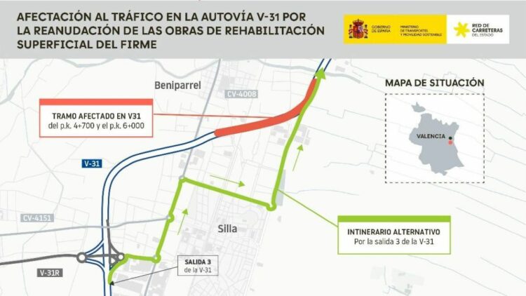 Mapa de situación. Foto: MTMS