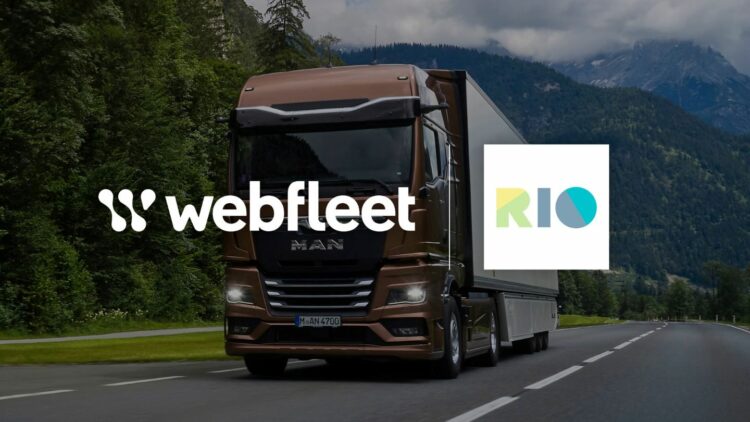 Imagen de un camión MAN. Foto: Webfleet