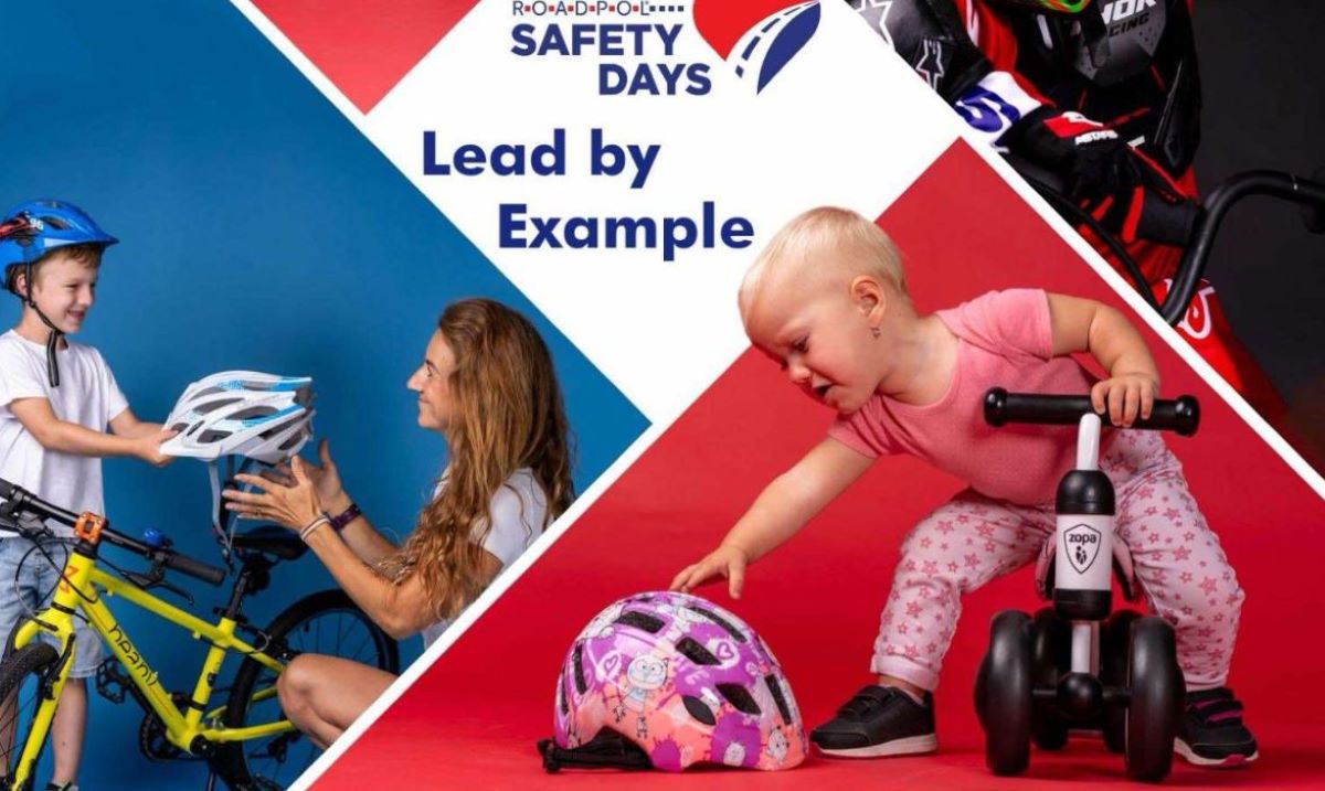 Imagen de la campaña de la ROADPOL