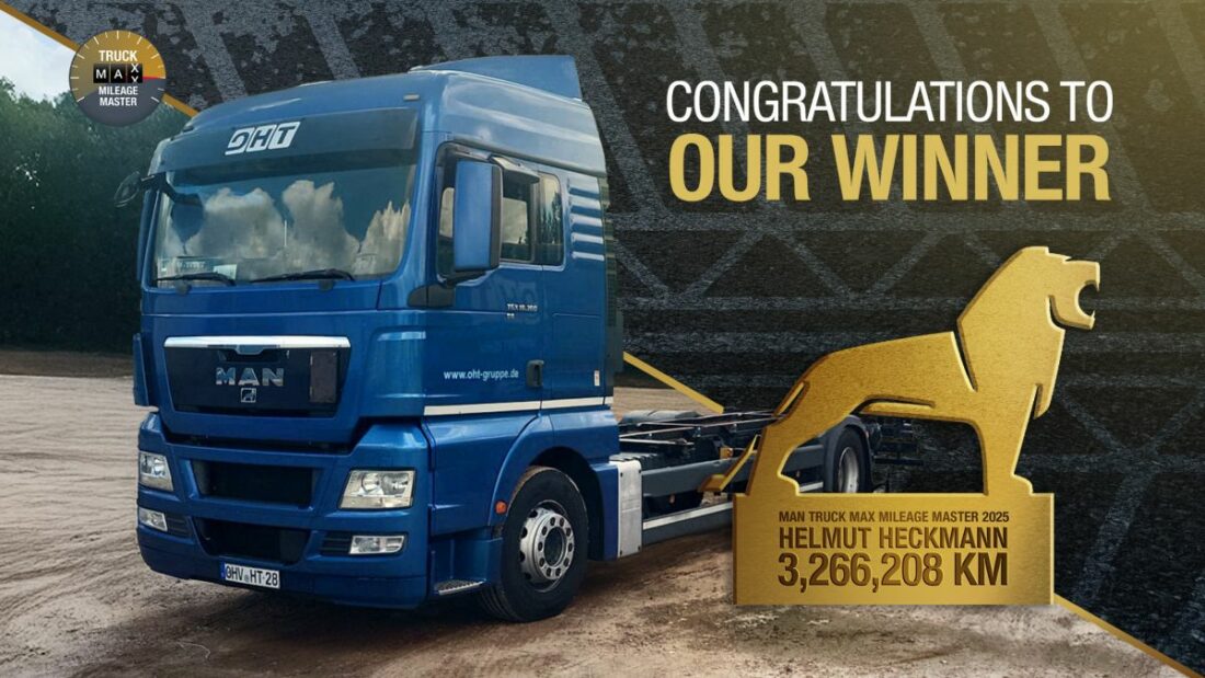 Imagen del camión ganador. Foto: MAN Truck & Bus