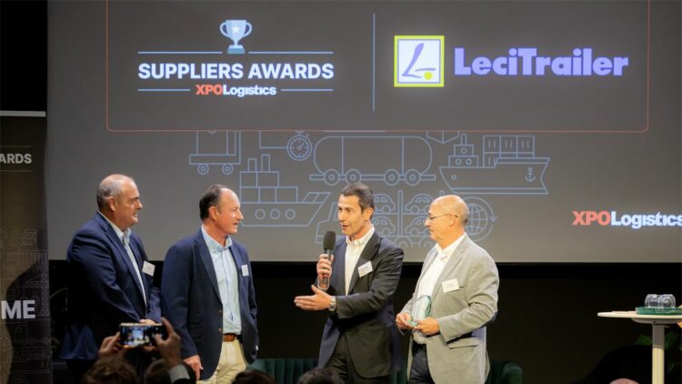XPO Logistics reconoce a Lecitrailer como proveedor destacado y socio de confianza. Foto: Lecitrailer