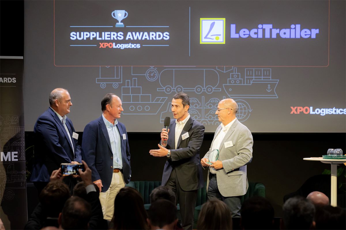 XPO Logistics reconoce a Lecitrailer como proveedor destacado y socio de confianza. Foto: Lecitrailer