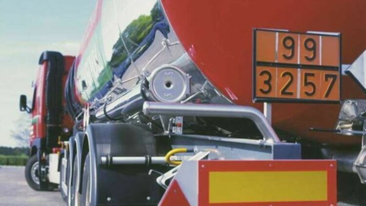 Imagen de un transporte de ADR