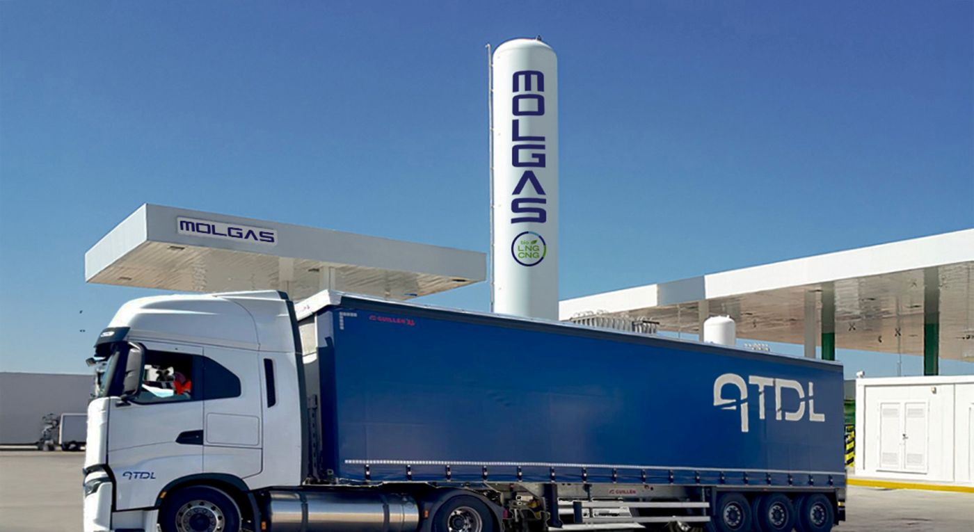 ATDL y Molgas impulsan el transporte pesado sin emisiones con bioGNL. Foto: ATDL