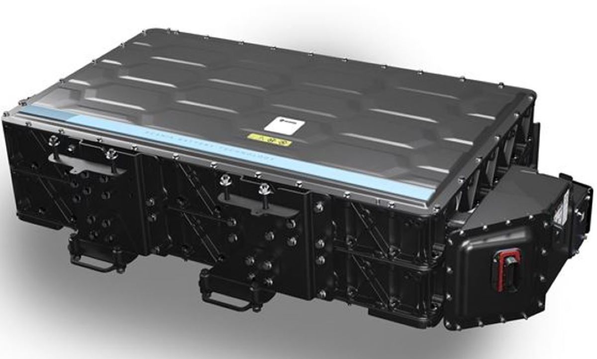 Imagen de la plataforma eléctrica de batería de Scania. Foto: Scania