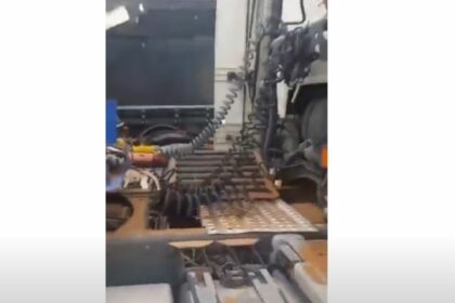 Camiones, un año después de la DANA. Foto: Vídeo Camiones, un año después de la DANA. Foto: Vídeo