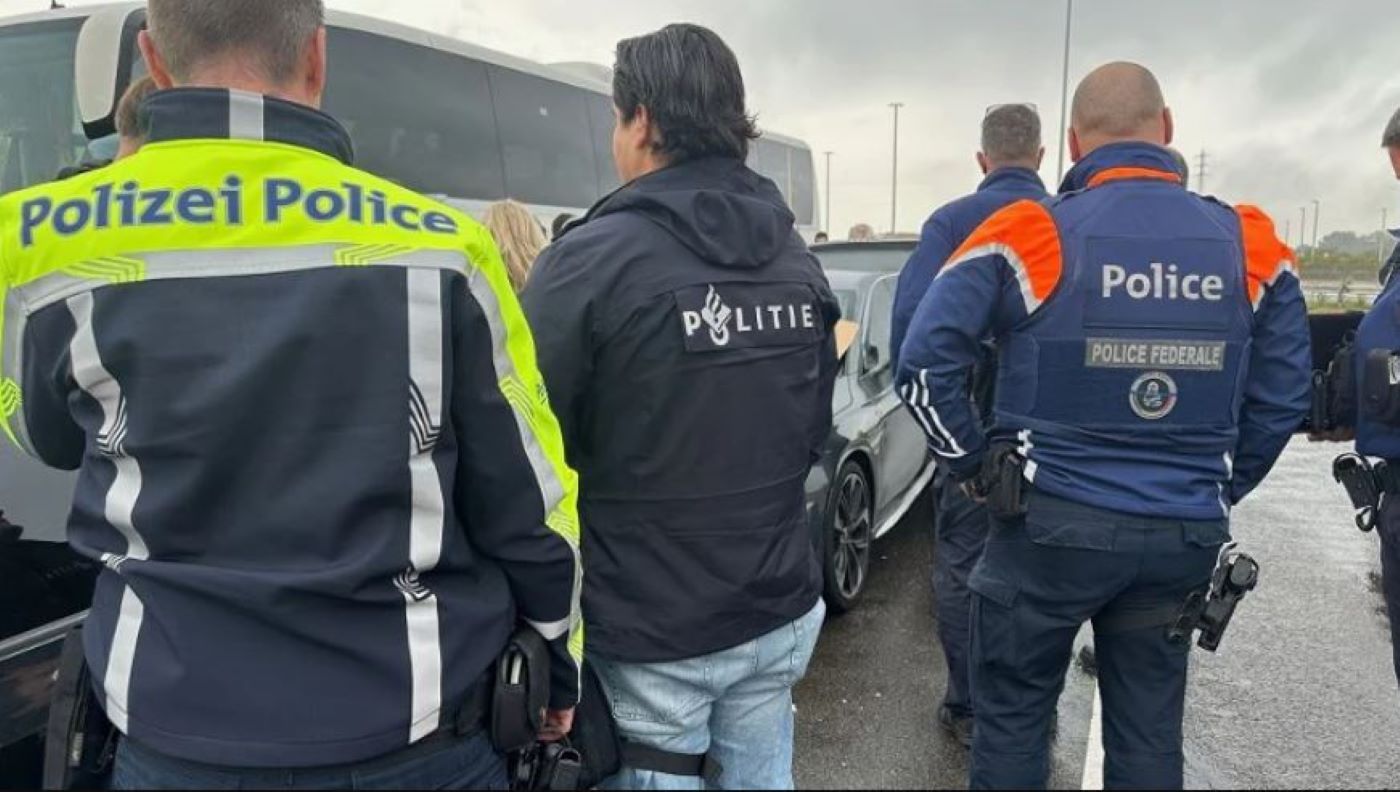 Imagen de la campaña de control a conductores en tres países