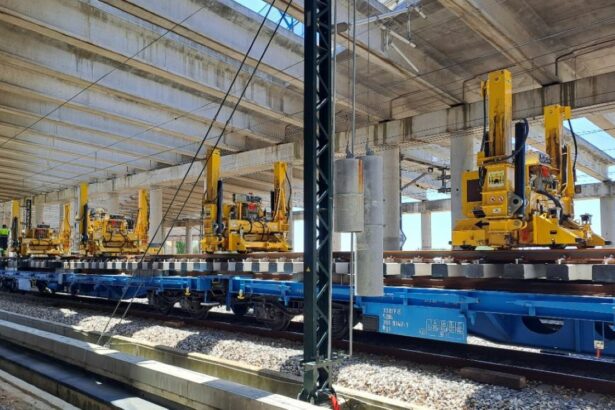 Transportes reabre el cambiador de Vilecha, que refuerza del Corredor Atlántico y la conexión de Asturias. Foto: Ministerio de Transportes y Movilidad Sostenible