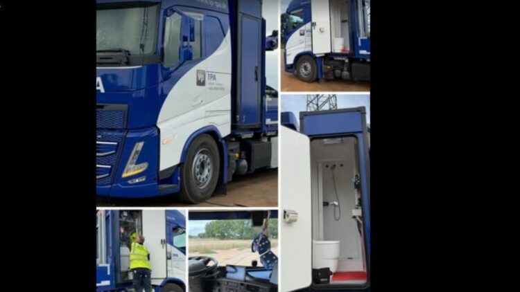 Imagenes de las cabinas con baño. Foto. Facebook