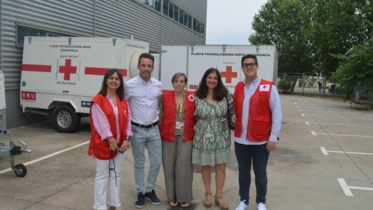 Colaboración entre GLS Spain y Cruz Roja. Foto: GLS Spain
