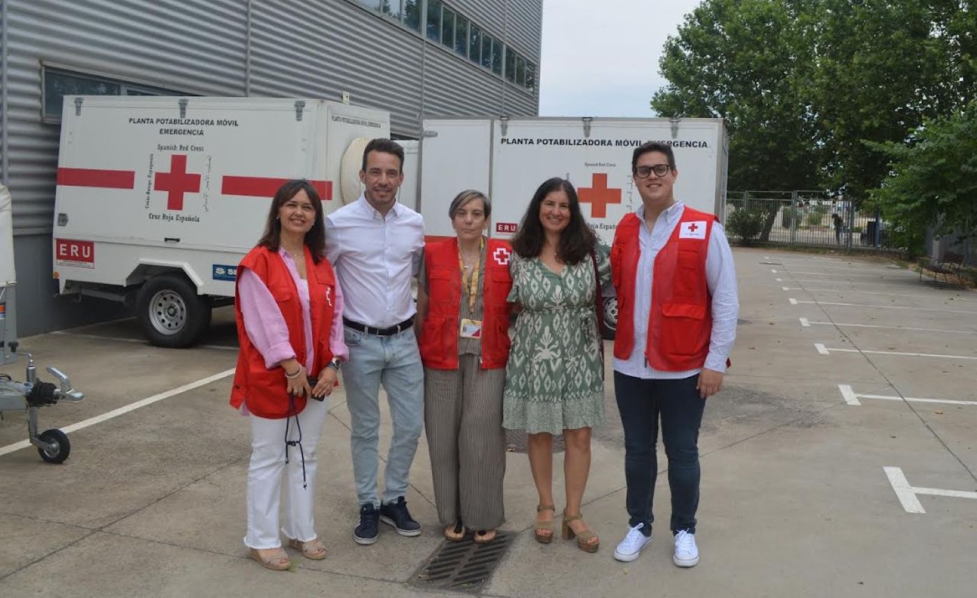 Colaboración entre GLS Spain y Cruz Roja. Foto: GLS Spain
