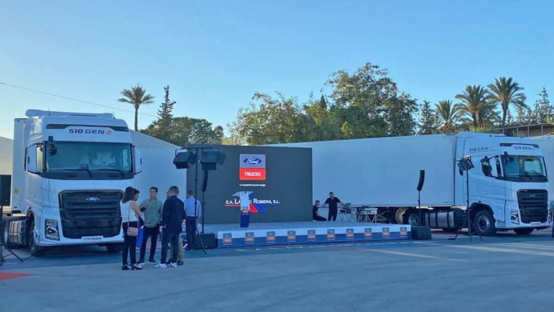 Lázaro Romera, concesionario de Ford Trucks en Murcia, presenta el nuevo F-MAX GEN2. Foto: Ford Trucks España
