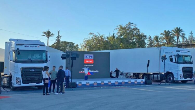 Lázaro Romera, concesionario de Ford Trucks en Murcia, presenta el nuevo F-MAX GEN2. Foto: Ford Trucks España