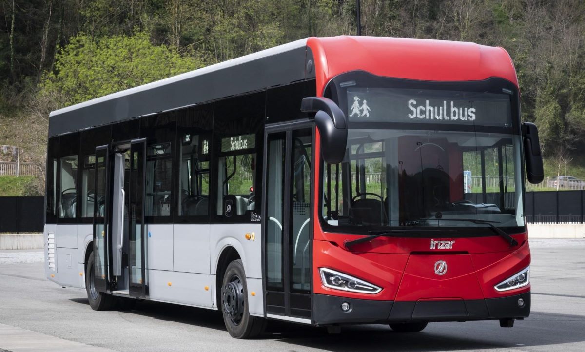 Imagen de uno de los autobuses eléctricos de Irizar Imagen de uno de los autobuses eléctricos de Irizar