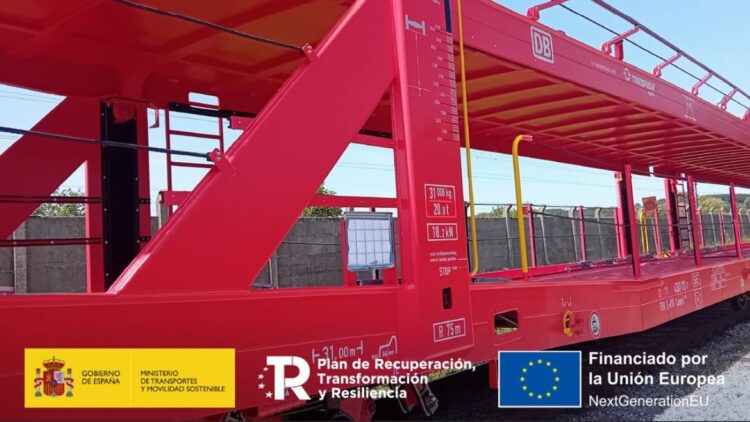 Transfesa Logistics recibe 200 vagones porta-automóviles. Foto: Transfesa Logistics