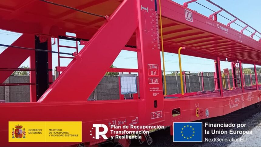 Transfesa Logistics recibe 200 vagones porta-automóviles. Foto: Transfesa Logistics