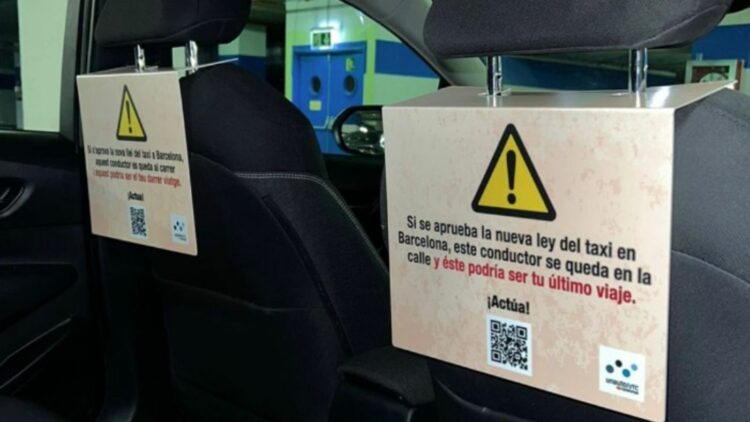 Vehículo con licencia VTC que forma parte de la campaña de Unauto. Foto: Unauto VTC