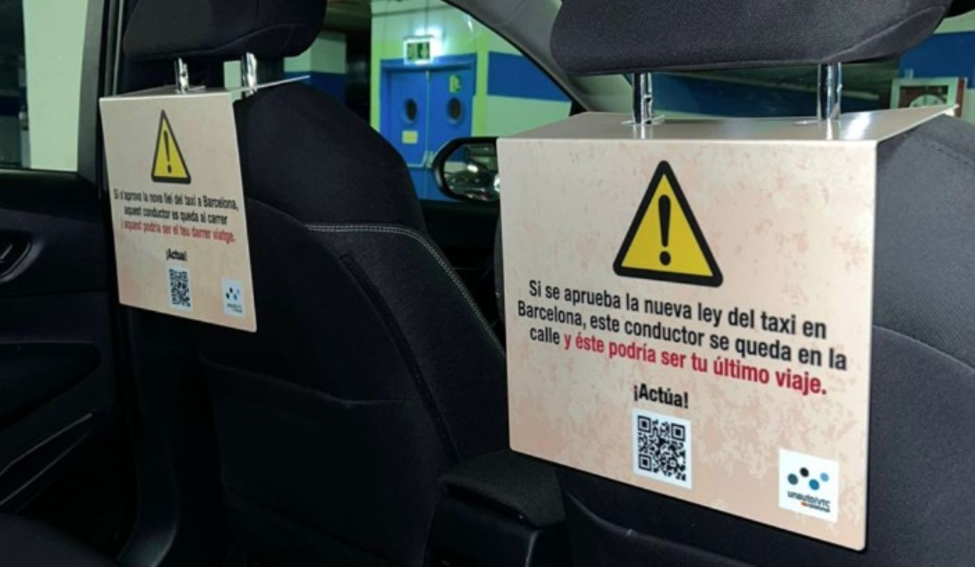 Vehículo con licencia VTC que forma parte de la campaña de Unauto. Foto: Unauto VTC