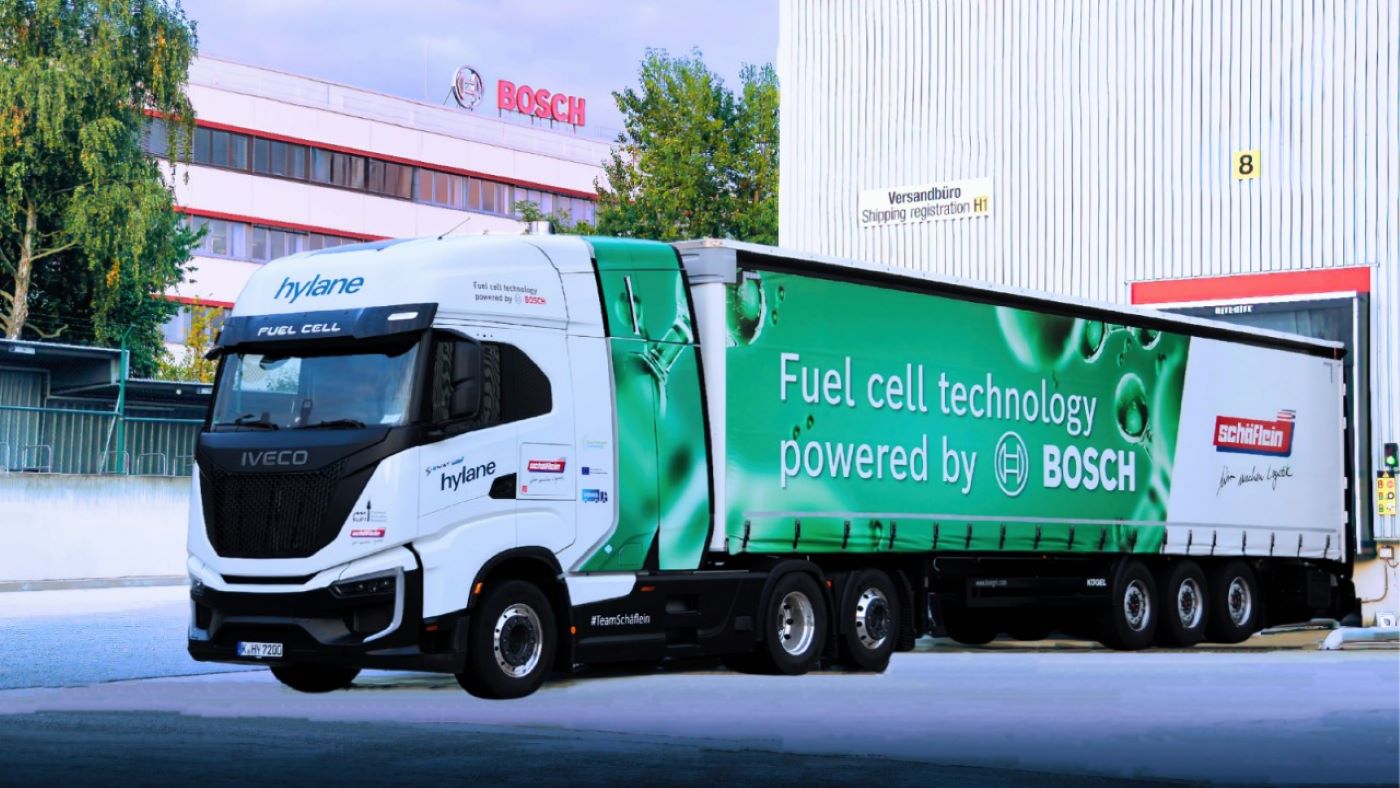 Imagen del camión de hidrógeno de Bosch