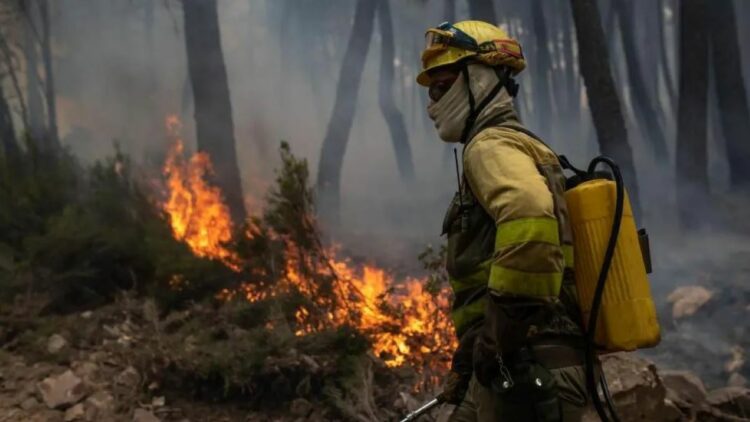 Las CC.AA. despiden a más de 4.000 de bomberos forestales en toda España. Foto de archivo