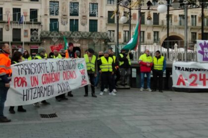 Los camioneros navarros volverán a la huelga en diciembre