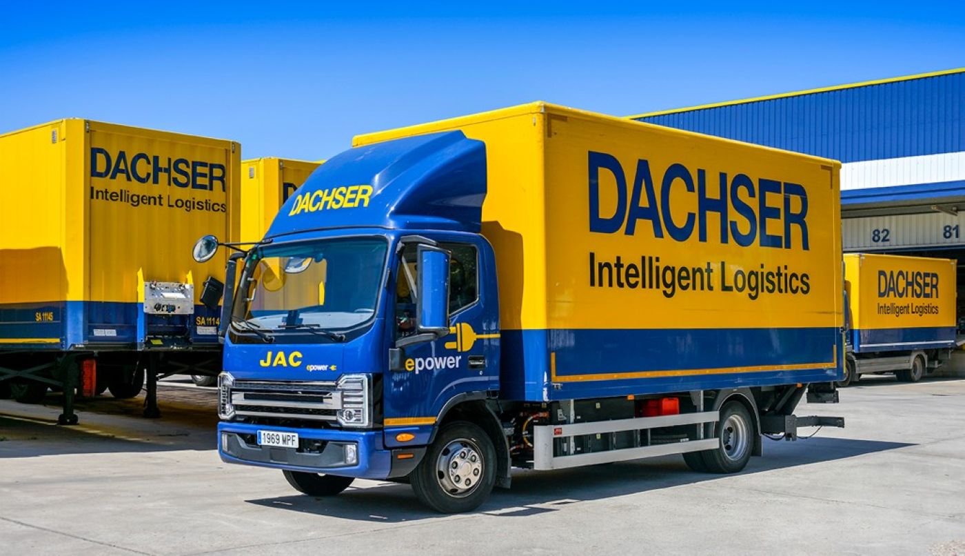 Dachser, galardonado con el premio Eco Performance Award 2025. Foto: Dachser Camión eléctrico de Dachser