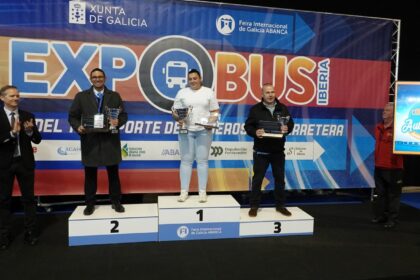 Alejandro Álvarez Mejor Conductor de Autocares 2025 en la categoría Mundo