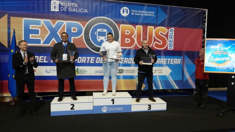 Alejandro Álvarez Mejor Conductor de Autocares 2025 en la categoría Mundo