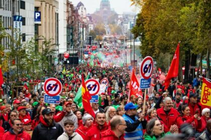 La huelga general en Bélgica paraliza el transporte público y muchos vuelos fueron cancelados