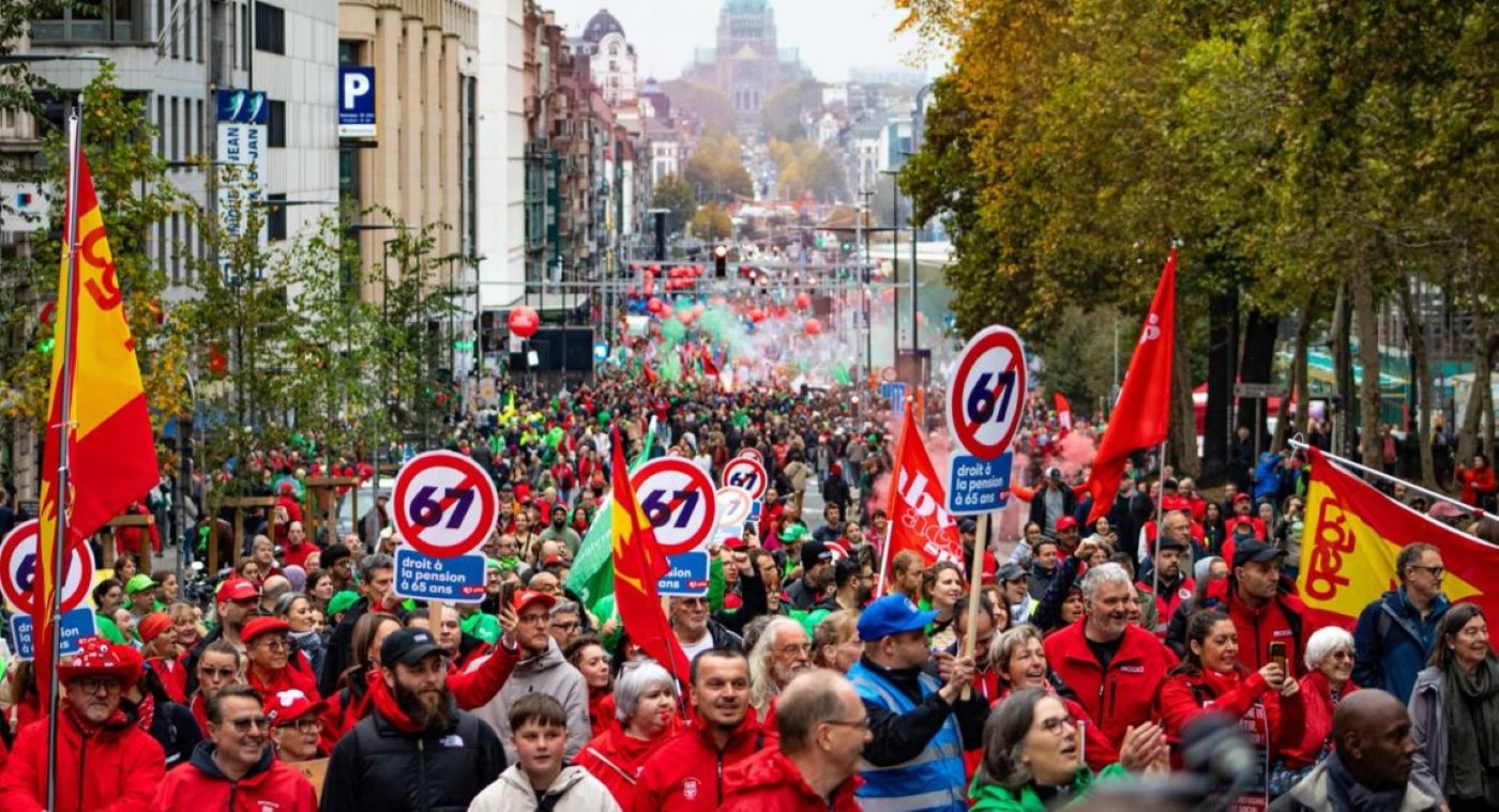 La huelga general en Bélgica paraliza el transporte público y muchos vuelos fueron cancelados