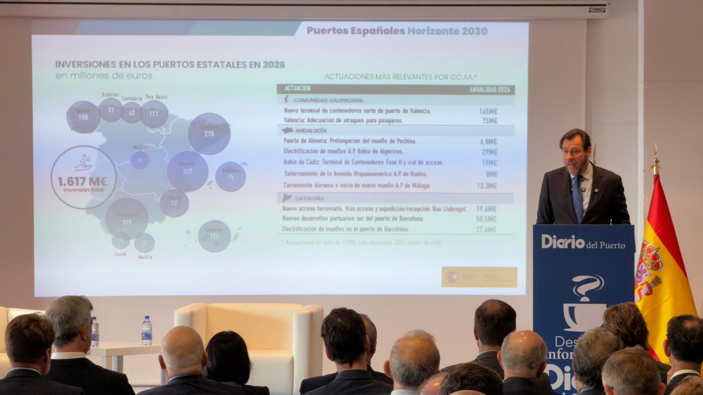 Óscar Puente anuncia 7.000 millones en inversiones en los puertos hasta 2029