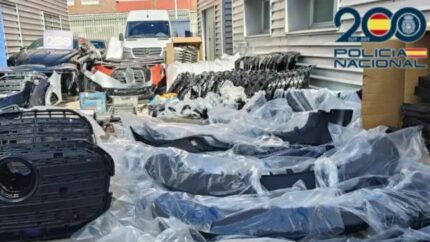 Desarticulado un grupo que robaba piezas de automoción en Valladolid y Palencia